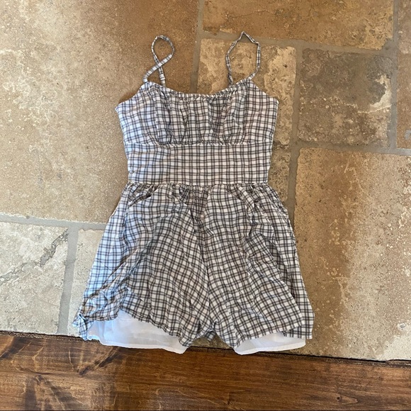 Hollister Dresses & Skirts - Hollister Plaid Romper